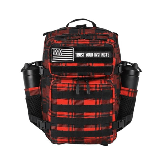 Tactical Backpack - Black/red