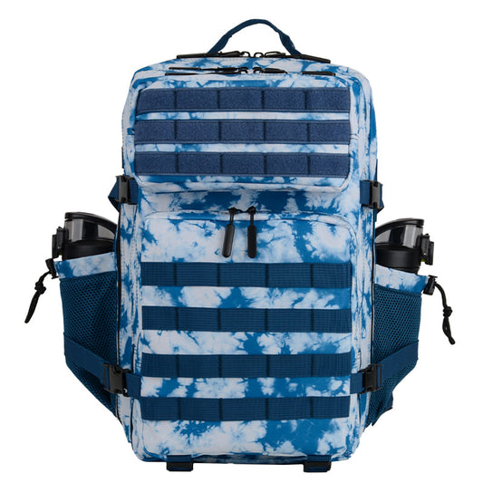 Tactical Backpack - Dark blue/white